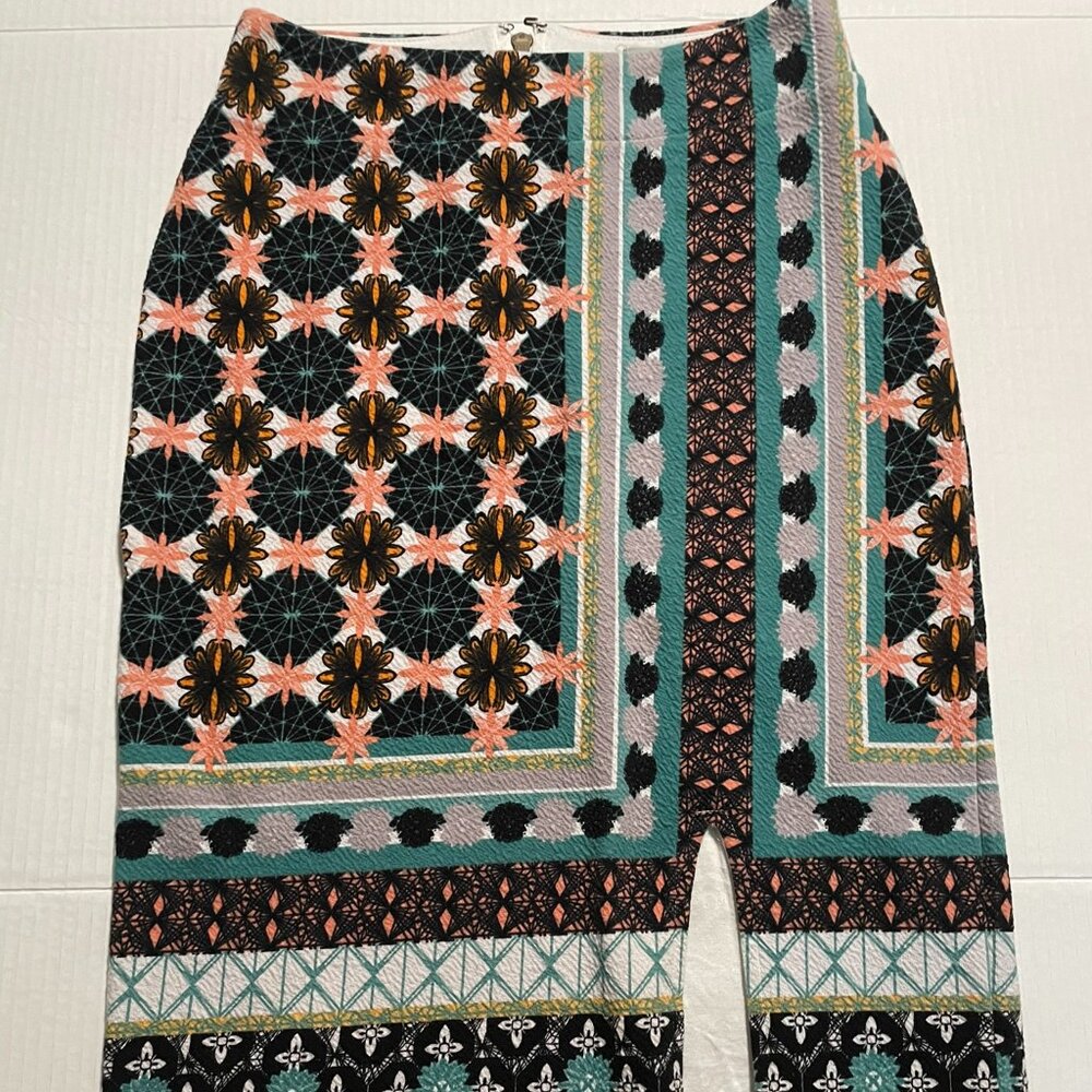Antrhopology Printed Pencil Skirt